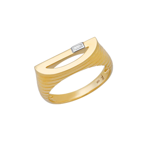 Ribbed Initial Ring