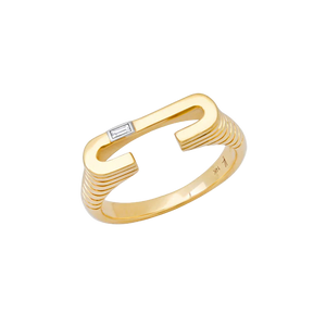 Ribbed Initial Ring